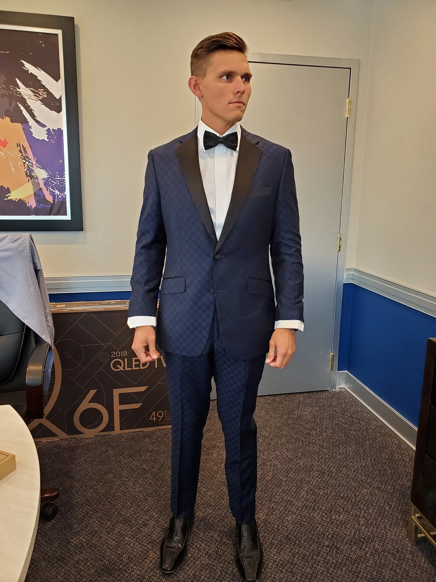 Arron's custom wedding clothing