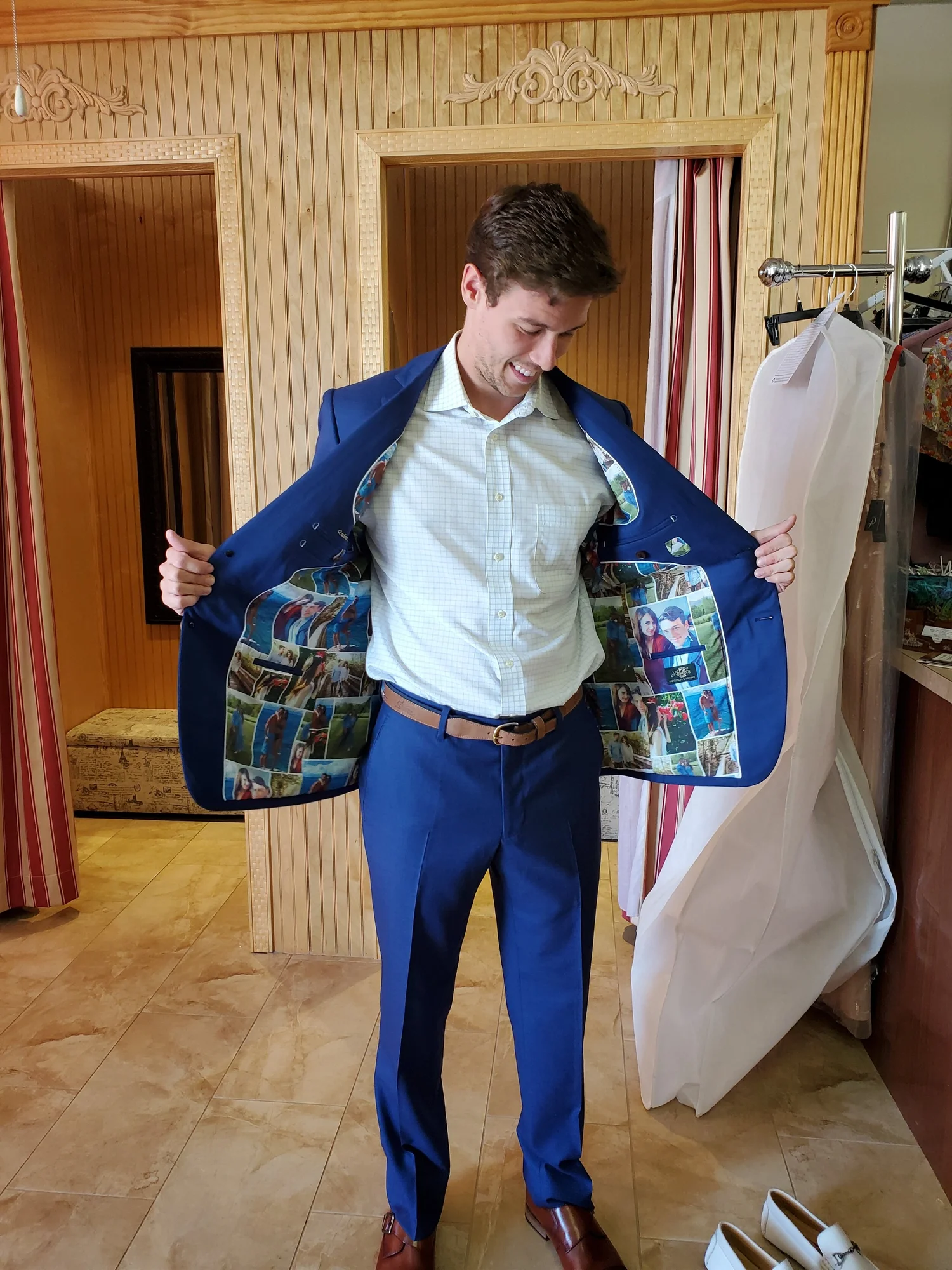 Arron's custom wedding clothing