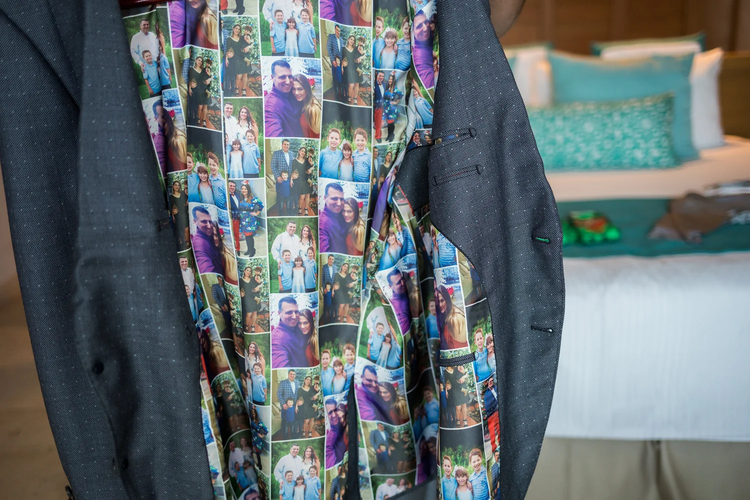 Arron's custom wedding clothing