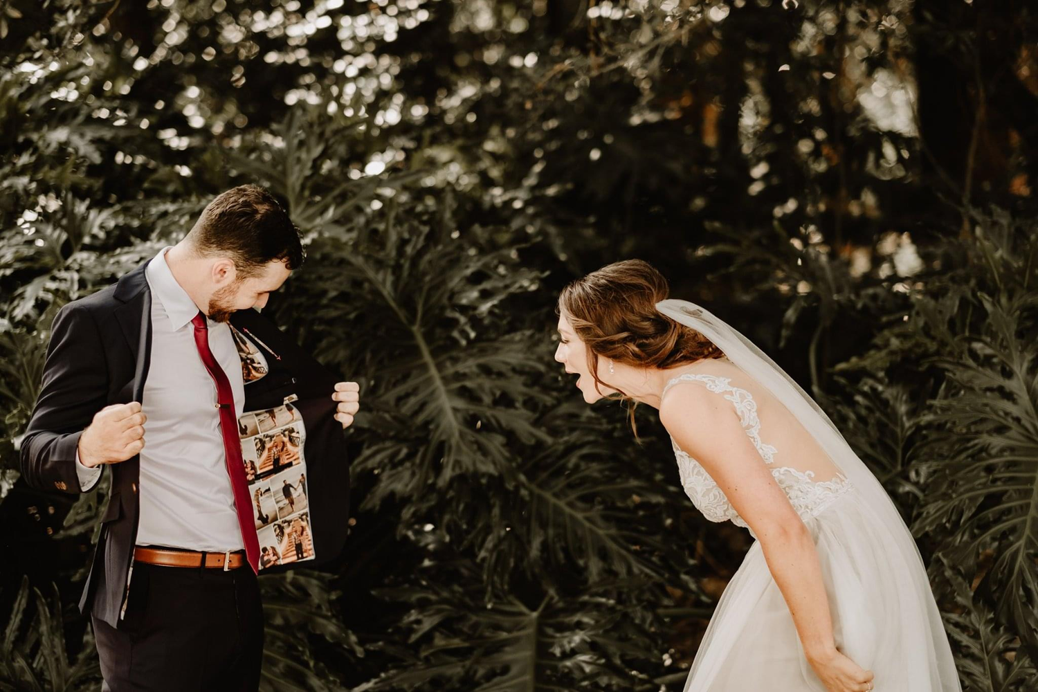 Arron's custom wedding clothing