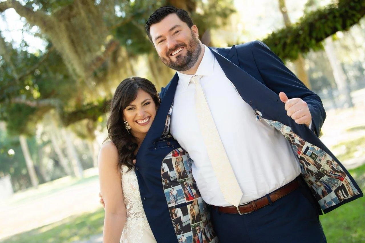 Arron's custom wedding clothing